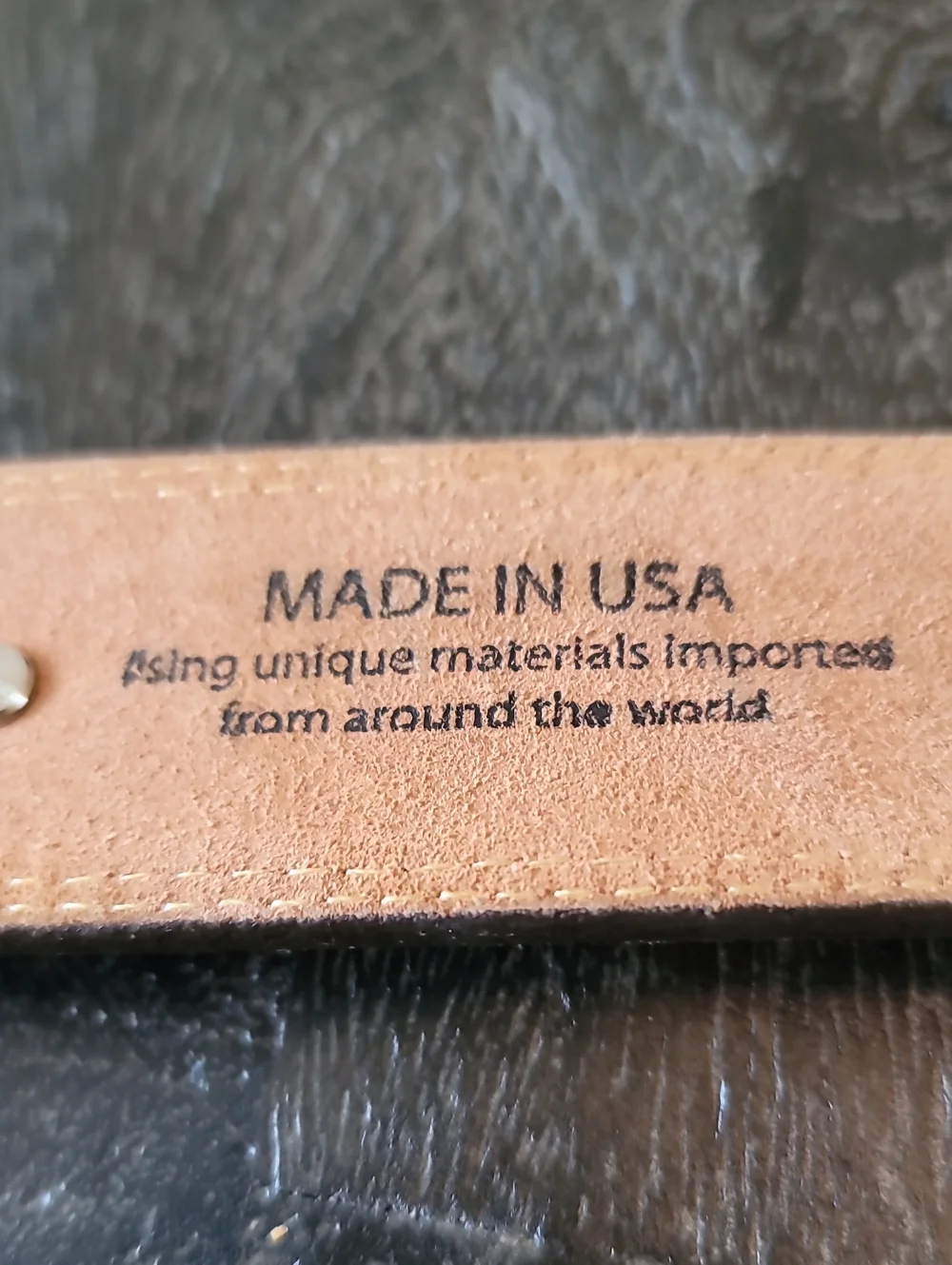 Justin leather top grain